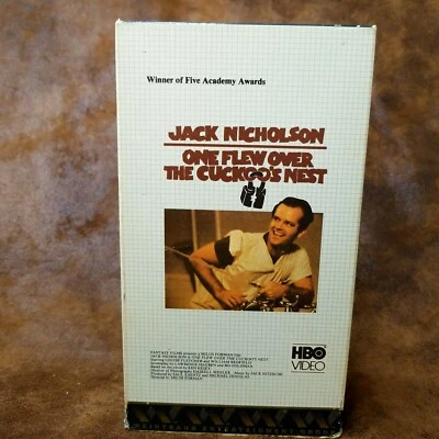 One Flew Over the Cuckoo's Nest VHS HBO Video Watermark RARE 1975 - Image 1 of 4