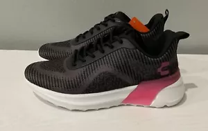Charly Mex26 Damen-Sneaker Größe 6 Textil Schnürschuhe schwarz pink JC Penny UVP 60 $. - Bild 1 von 8
