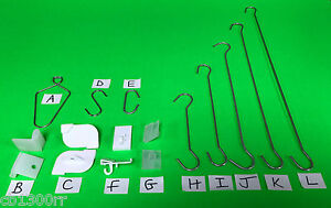 Suspended Ceiling Grid Hangers Clips Hooks Twist Wire POS Hanging Sign Display