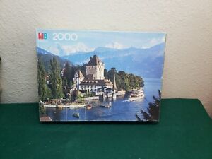 Milton Bradley Magnum 2000 Pc Puzzle #14. Oberhafen Castle, Switzerland, sealed