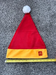 Gorra de Papá Noel con logotipo de McDonald’s - NUEVA - Imagen 1 de 3