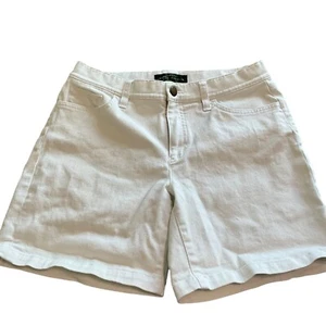 LRL Lauren Jeans White Shorts Women's Size 4 - Picture 1 of 6
