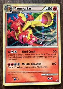 HOLO Magmortar 2/95 - 2010 Pokemon Unleashed Rare Card - CLEAN NM - Picture 1 of 2