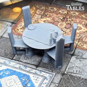 25mm Tavern Table HeroQuest Compatible Terrain Miniature | Dungeons, Dragons - Picture 1 of 10