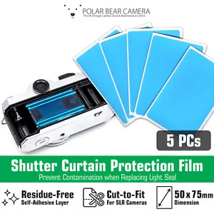 Light Seal Replacement Shutter Protection Sheet for Film Camera SLR Repair - Picture 1 of 4