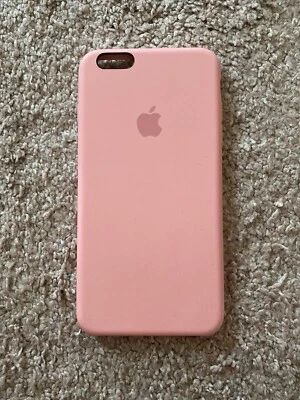 Funda de silicona rosa rubor para iPhone 6 Plus de Apple Store Fuera de caja Foto 1 de 2