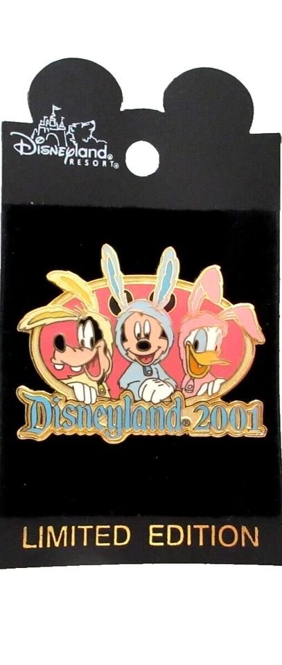 DLR 2001 PASCUA FAB 3 EN TRAJES DE CONEJITO GOOFY, MICKEY y Donald Pin - Le 2400 #4551 Foto 1 de 2