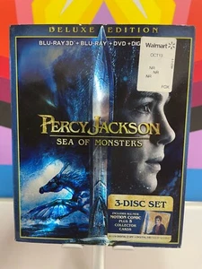 Percy Jackson: Sea of Monsters (3D / Blu-ray / DVD) w/slipcover - Picture 1 of 2