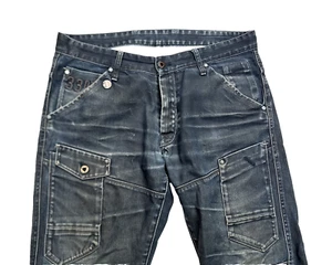G-Star 'GENERAL 5620 TAPERED' Dark Aged Jeans Size W36 L32. **RARE VINTAGE** - Picture 1 of 13