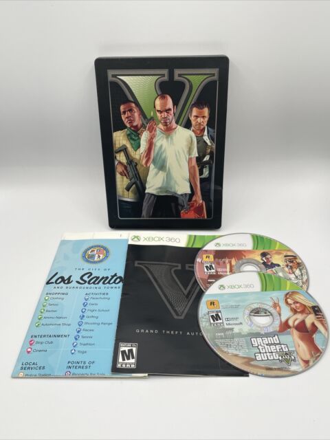 Jogo Gta 5 Collector'S Edition Xbox 360 Original, Jogo de Videogame Xbox  One Usado 87597681