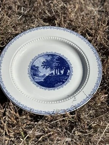 Vintage 1 pc Royal Cauldon Bristol Ironstone Scenario England Dinner Plate 1652 - Picture 1 of 3