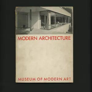 1932 Hitchcock + Johnson MODERN ARCHITECTURE INTERNATIONAL EXHIBIT rare MoMA Cat - Foto 1 di 12