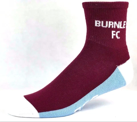 Burnley Football Club Soccer Quarter Socks Maroon Cover