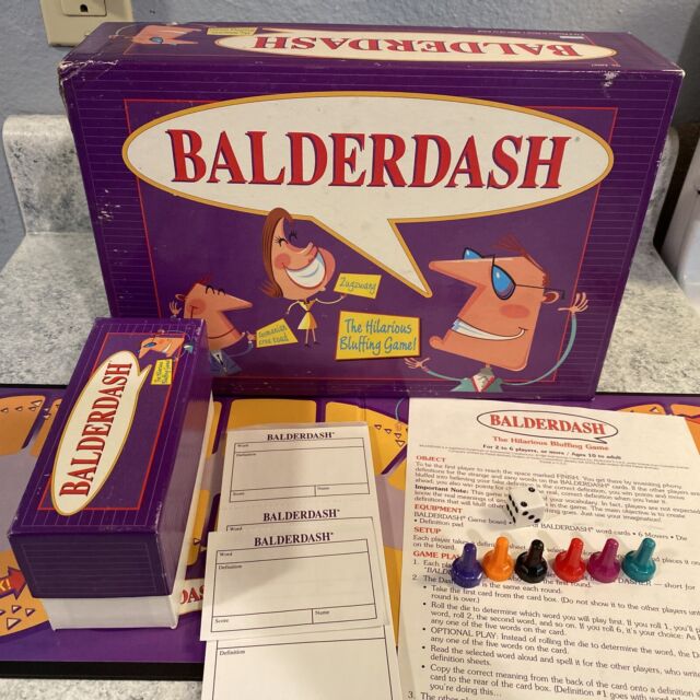 Balderdash the Bluffing Board Game 1995 read Description 