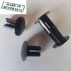 10mm Nylon Plastic Blind Ratchet Rivet Black Fastener Industrial Manufacturing - Picture 1 of 5