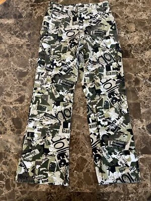 Y2k груза Sweatpant вибрации джинсы заниженной камуфляж Y2K эстетический гранж Moto рок S? - Изображение 1 из 4