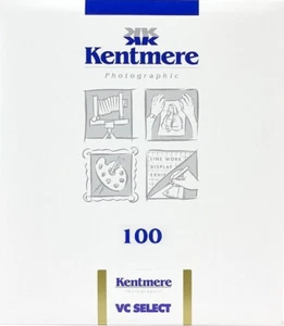 Kentmere VC Select Glossy 5x7" B&W Darkroom Paper 100 Sheets - Picture 1 of 1