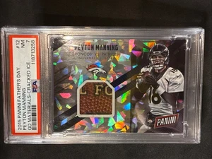 2015 Panini Fathers Day Peyton Manning Game Day Materials Cracked Ice Brady READ - Picture 1 of 7