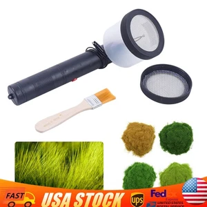 Máquina flocadora aplicador de césped estático modelado escénico kit de flocado portátil - Imagen 1 de 12