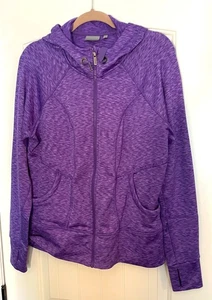Chaqueta Athleta Mujer XL Cremallera Completa Sudadera con Capucha Atletismo Moderna Top Atlético - Imagen 1 de 4