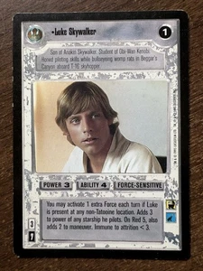 Star Wars Luke Skywalker Decipher CCG Premiere Limited BB SWCCG Rare Wow ! - Picture 1 of 1