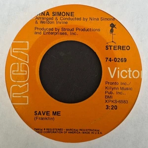 Nina Simone 1969 Soul 45 on RCA ~ Save Me ~ Hear - Picture 1 of 2