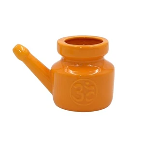 Neti Pot Nasenreinigungskanne Nasenkännchen Nasenspülkännchen 400 ml Orange - Bild 1 von 1