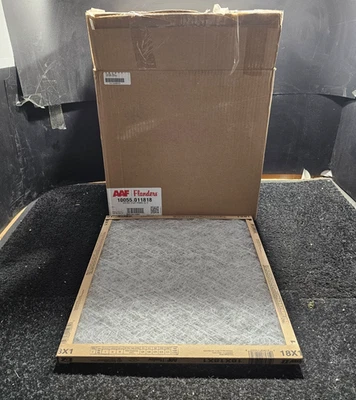 (CANTIDAD 12) Filtro de aire de fibra de vidrio AAF Flandes 10055.011818 18"x18"x1" EZ Flow II Foto 1 de 4