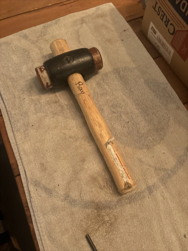 Martillo de cobre Thor genuino 316 tamaño 4 x 50 mm diámetro 04-316 mango de madera Foto 1 de 4