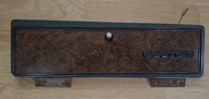 1973-1979 Ford Pickup Glove Box Door Green Woodgrain Custom F100 F150 Bronco - Picture 1 of 11