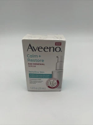 Aveeno Calm Restore Age Renewal Serum Sensitive Skin 1 fl Oz - Image 1 of 4