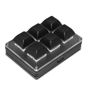 3 x (1 jeu de 6 touches personnalisables clavier personnalisation touches remplaçables à chaud noir9153 - Photo 1/10