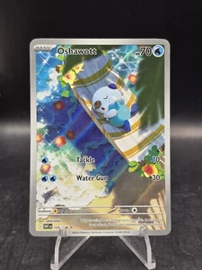 Juego de cartas coleccionables Pokémon Oshawott 105/086 SV11W: ilustración de llamarada blanca raro holograma casi nuevo - Imagen 1 de 10