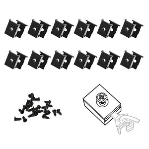 Evemodel 12pcs HO Scale 1:87 Coupler Pocket Cover Coupler Box Lid with Screws - Picture 1 of 6