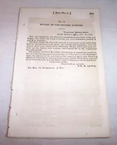 1833 Payments of American Indians Treaties , United States Frontier Army etc. - Picture 1 of 6