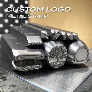 Simbolo Logo Personalizzato Metallo Punzone Metallo Timbratura Kit Metallo Strumento Timbratura Metallo - Foto 1 di 3