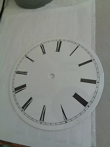 Vintage-Porcelain-Vienna Regulator Clock-Biedermeier One Piece Clock Dial-#D1 - Picture 1 of 2