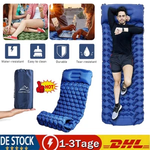 Isomatte Selbstaufblasend 200 x 80 x 10cm Campingmatte Luftmatratze Schlafmatte! - Bild 1 von 24