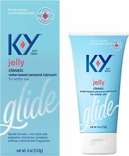 K-Y Jelly Personal Lubricant Water Based Lube for Wetter Sex 4 oz **NEW**