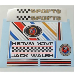 Jack Walsh decals retro bicycle Punchbowl Sydney - Picture 1 of 1