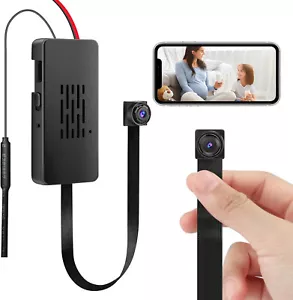 WLAN ÜBERWACHUNGSKAMERA MINI FULL HD KNOPF EINBAU KAMERA VIDEOAUFNAHME HAUS AUTO - Bild 1 von 7
