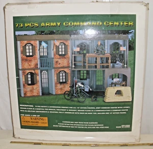 73 TEILIGES ARMEE KOMMANDOZENTRALE GEBÄUDE SPIELSET 1:6 MILITÄR ACTION SET OVP - Bild 1 von 13