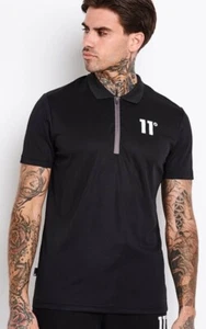 11 Degrees Mysterio Poloshirt schwarz in Herren Größe XS BRANDNEU - Bild 1 von 6