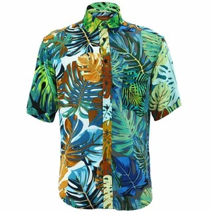 Regular Fit Short Sleeve Shirt Loud Originals Random Mixed Palm Trees Mens - Picture 1 of 6