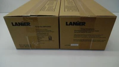 Lote de 2 - Tóner de fax negro Lanier 491-0312 para Lanier 2001/2002 - Sin abrir Foto 1 de 3