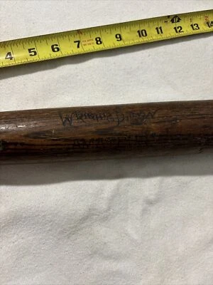 Vintage Antique 1900’s Wright & Ditson Amateur Game Used Baseball Bat Repaired - Image 1 of 4