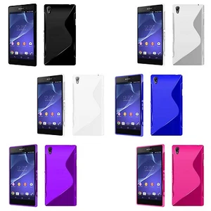 Case For Sony Xperia Z3 S-Line Silicone Gel Skin Tough Shockproof Phone Cover - Picture 1 of 11