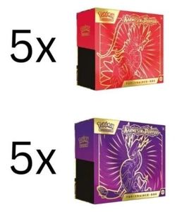 Pokémon Karmesin & Purpur Top Trainer Box Koraidon & Miraidon Case DE sealed NEU - Bild 1 von 1