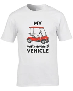 Camiseta de golf divertida para hombre carro de retiro golfista retirado deporte idea de regalo broma - Imagen 1 de 7