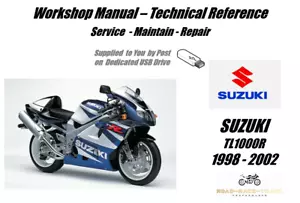 Suzuki TL1000R TL1000 R TL1000 R Service Repair Workshop Manual USB 1998 - 2002 - Picture 1 of 9